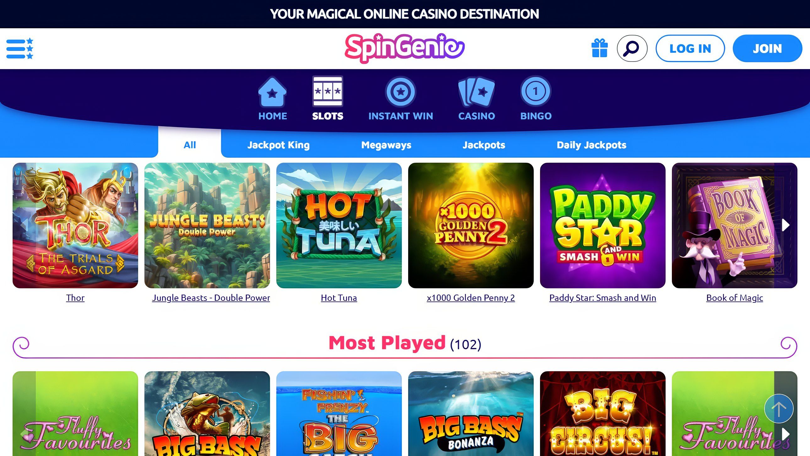 Spin Genie desktop screenshot 2